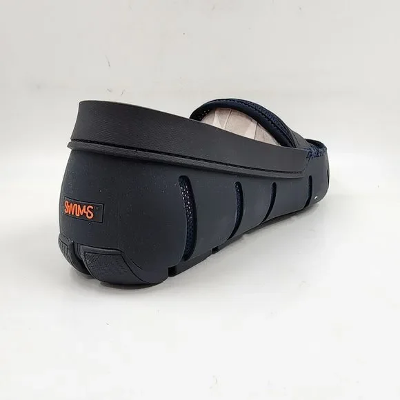 SWIMS Penny Loafer Shoes Men's 12 Navy Slip-On Nylon Mesh Upper Water Comfort - Picture 11 of 15